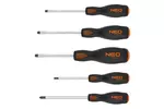 Wkrętaki do pobijania, S2, zestaw 5 szt. NEO TOOLS 04-240
