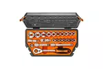 Klucze nasadowe 1/2", zestaw 23 szt. NEO TOOLS 08-616