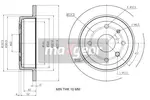 Tarcza hamulcowa MAXGEAR 19-2223 (Oś tylna)