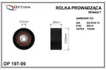 ROLKA MICRO-V PROWADZACA RENAULT PLASTIK   60X10X30 SZT OPTIMA