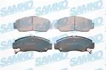 Klocki hamulcowe - komplet SAMKO 5SP1071 - fot.1