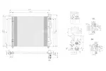 Chłodnica klimatyzacji - skraplacz HART 606 463