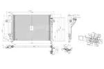 Chłodnica klimatyzacji - skraplacz HART 607 136