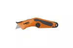 Nóż z ostrzem trapezowym, metalowy korpus NEO TOOLS 63-701