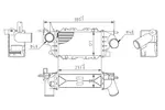 Chłodnica powietrza doładowującego - intercooler HART 636 915