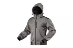 Kurtka robocza softshell z kapturem odpinanym, rozmiar S NEO TOOLS 81-551-S
