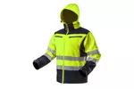 Kurtka robocza ostrzegawcza softshell z kapturem, żółta, rozmiar XL NEO TOOLS 81-700-XL
