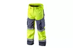 Spodnie robocze ostrzegawcze softshell, żółte, rozmiar XXL NEO TOOLS 81-750-XXL