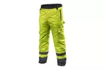 Spodnie robocze ostrzegawcze ocieplane, żółte, rozmiar S NEO TOOLS 81-760-S