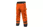 Spodnie robocze ostrzegawcze ocieplane, pomarańczowe, rozmiar M NEO TOOLS 81-761-M