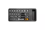 Klucze nasadowe 1/4", zestaw 19 szt., wkładka NEO TOOLS 84-237