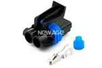 Wtyk hermetyczny 2-pin ss/2,8 3-5mm2 NEW AGE 898