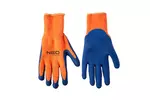 Rękawice robocze, ocieplane, akrylowe powlekane szorstkowatym lateksem, 10" NEO TOOLS 97-611