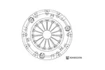 Tarcza dociskowa sprzęgła BLUE PRINT ADK83235N