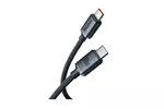 Kabel USB-C Type-C 100W 1,2 m czarny Baseus CAJY000601