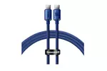 Kabel USB-C 100W 1,2 m niebieski Baseus CAJY000603