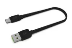 Kabel, przewód USB-C płaski 25 cm Green Cell GCmatte KABGC03