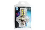 Żarówka H4 LED M-TECH 18XLED, biała, brak ECE LBX44