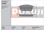 Klocki hamulcowe - komplet DOKUJI NC0626 (Oś przednia)