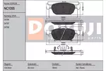 Klocki hamulcowe - komplet DOKUJI NC1055 (Oś przednia)