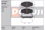 Klocki hamulcowe - komplet DOKUJI NC1056 (Oś przednia)