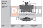 Zestaw klocków hamulcowych DOKUJI NC1197