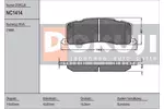 Klocki hamulcowe - komplet DOKUJI NC1414 (Oś tylna)