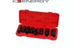 Nasadki do obrobionych śrub 1/2" 8szt. ENERGY NE00411