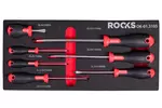 Zestaw wkrętaków płaskich 7 elementów ROOKS OK-01.3105