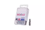Bit do wkrętarki 1/4"x 25 mm x  hex 4, udarowy cvmo-s, komplet 10 elementów ROOKS OK-07.0023