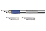 Nóż modelarski, 3 ostrza REXXER RD-07-060
