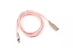Płaski kabel (TPE) eXtreme (USB / micro USB) - 100 cm - łososiowy EXTREME TPE-USB-MICRO-USB-LOSOSIOWY