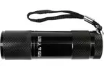 Latarka aluminiowa, 9 led, czarna YATO YT-08570