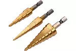 Zestaw wierteł stopniowych 3 sztuki YATO YT-44731