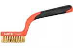 Szczotka druciana 3-rzędy plastikowa rączka YATO YT-6343