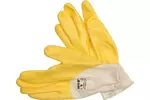 Rękawice powlekane gumą żółte 10" YATO YT-7481
