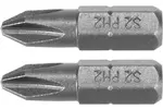 Bity 1 4"x25 mm ph2 2 sztuki YATO YT-77872