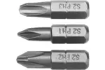 Bity 1 4"x25 mm ph1, ph2, ph3 3 sztuki YATO YT-77878