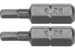 Bity 1 4"x25 mm hex h4 2 sztuki YATO YT-77921