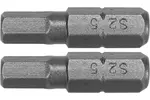 Bity 1 4"x25 mm hex h5 2 sztuki YATO YT-77922