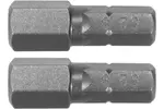 Bity 1 4"x25 mm hex h8 2 sztuki YATO YT-77924
